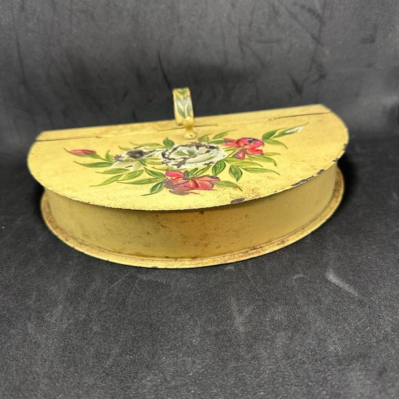 Vintage 1970s Toleware Crumb Tray Silent Butler Not Cleaned Afraid to Mess up‎ - Picture 11 of 14